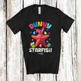 MacnyStore - Personalized Custom Name Bunny Starfish; Awesome Easter Day Starfish Egg Hunt; Sea Animal T-Shirt