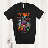 MacnyStore - Personalized Custom Name CNA Brew; Scary Halloween Witch Crew; Nursing Nurse Team T-Shirt