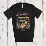 MacnyStore - Personalized Custom Name Can't Buy Happiness But Can Buy A Bearded Dragon; Lovely Floral Animal T-Shirt