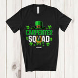 MacnyStore - Personalized Custom Name Carpenter Squad; Amazing St. Patrick's Day Leprechaun Hat; Family T-Shirt