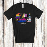 MacnyStore - Personalized Custom Name Cat LGBTQ Trans Asexual Nonbinary; Lovely LGBTQ Pride Cats Owner T-Shirt
