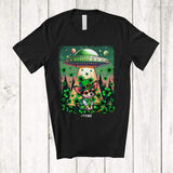 MacnyStore - Personalized Custom Name Chihuahua Leprechaun UFO; Joyful St. Patrick's Day Stolen Shamrock T-Shirt