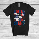 MacnyStore - Personalized Custom Name Chill The 4th Out; Awesome 4th of July Ice Cream Fireworks; Patriotic T-Shirt