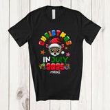 MacnyStore - Personalized Custom Name Christmas In July 2025; Lovely Summer Vacation Reindeer Mid Year T-Shirt