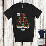 MacnyStore - Personalized Custom Name Clarinet Christmas Tree; Lovely Gnome Musical Instruments Player T-Shirt