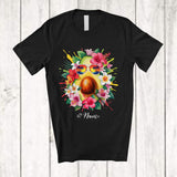 MacnyStore - Personalized Custom Name Colorful Flowers Avocado; Lovely Summer Vacation Beaches Hawaiian T-Shirt