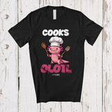 MacnyStore - Personalized Custom Name Cook Alotl; Adorable Cooks Axolotl Nerd Lover; Girls Women Family T-Shirt