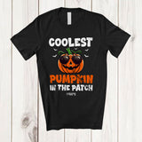 MacnyStore - Personalized Custom Name Coolest Pumpkin In The Patch; Joyful Halloween Boys Family T-Shirt