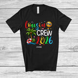 MacnyStore - Personalized Custom Name Cousin Crew 2026; Joyful Summer Vacation Hawaiian Beach; Family T-Shirt