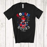 MacnyStore - Personalized Custom Name Cousin Squad; Lovely 4th Of July Firecracker Game; Gaming Gamer T-Shirt