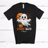 MacnyStore - Personalized Custom Name Daddy Boo; Lovely Halloween Moon Costume Boo Ghost; Family T-Shirt