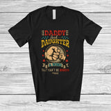 MacnyStore - Personalized Custom Name Daddy Daughter Bond Can't Be Broken; Amusing Father's Day Vintage T-Shirt