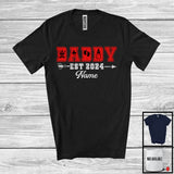 MacnyStore - Personalized Custom Name Daddy Est 2024, Amazing Halloween Pregnancy Announcement, Family T-Shirt