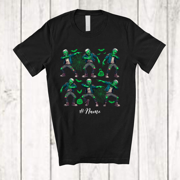MacnyStore - Personalized Custom Name Dancing Zombies Dance Challenge; Joyful Halloween Boys Girls Dancer T-Shirt