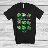 MacnyStore - Personalized Custom Name Dental Assistant; Joyful St. Patrick's Day Lucky Shamrocks; Family T-Shirt