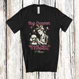 MacnyStore - Personalized Custom Name Dog Groomer Therapy Is Expensive; Humorous Women Proud Jobs T-Shirt