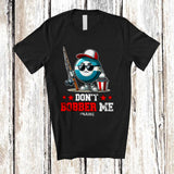 MacnyStore - Personalized Custom Name Don't Bobber Me; Humorous Fishing Pun Fisherman Fish; Family Group T-Shirt