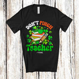 MacnyStore - Personalized Custom Name Don't Pinch Teacher; Amazing St. Patrick's Day Irish Shamrocks T-Shirt