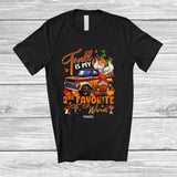 MacnyStore - Personalized Custom Name Fall Is My 2nd Favorite F-Word; Joyful Thanksgiving Chicken Pickup T-Shirt