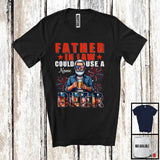 MacnyStore - Personalized Custom Name Father in law Could Use A Beer, Happy 4th Of July Drinking, Patriotic T-Shirt