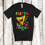 MacnyStore - Personalized Custom Name Fiesta Squad; Joyful Cinco De Mayo Dabbing Mexican Nacho; Family T-Shirt