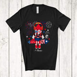 MacnyStore - Personalized Custom Name Firecracker Playing Game; Lovely 4th Of July Patriotic; Gaming Gamer T-Shirt