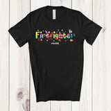 MacnyStore - Personalized Custom Name Firefighter; Amazing Easter Bunny Eggs Hunting; Family Group T-Shirt