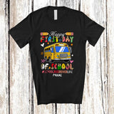MacnyStore - Personalized Custom Name First Day Of School Bus Driver; Amusing Back To School Leopard T-Shirt