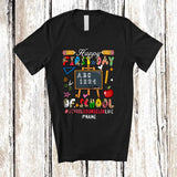 MacnyStore - Personalized Custom Name First Day Of School Counselor; Amusing Back To School Tools Leopard T-Shirt