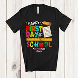 MacnyStore - Personalized Custom Name First Day Of School Teacher Life; Lovely Back To School Things T-Shirt