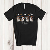 MacnyStore - Personalized Custom Name Four Boo Playing Violin; Joyful Halloween Custom Name Musician T-Shirt