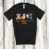 MacnyStore - Personalized Custom Name Fox Duck Orca; Adorable Wild Animal Farm Farmer Orca Lover T-Shirt