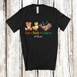 MacnyStore - Personalized Custom Name Fox Duck Walrus; Adorable Wild Animal Farm Farmer Walrus Lover T-Shirt