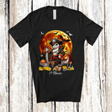 MacnyStore - Personalized Custom Name Gecko Pirate; Scary Halloween Gecko Pirate Pumpkin; Family Group T-Shirt