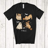 MacnyStore - Personalized Custom Name Ghost Boo Bulldog Workout Yoga; Lovely Halloween Fitness Family T-Shirt