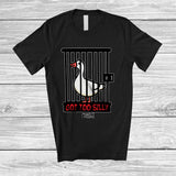MacnyStore - Personalized Custom Name Got Too Silly; Humorous Halloween Goose; Boy Girl Farmer T-Shirt