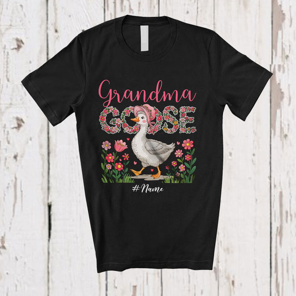 MacnyStore - Personalized Custom Name Grandma Goose; Joyful Mother's Day Jokes Grandma; Farming Farmer T-Shirt