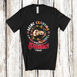 MacnyStore - Personalized Custom Name Grandma Is An Honor Mommy; Floral Mother's Day Hands Groovy T-Shirt