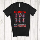 MacnyStore - Personalized Custom Name Grandpa Of The Most Awesome Firecrackers; Lovely 4th Of July Fireworks T-Shirt