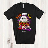 MacnyStore - Personalized Custom Name Ham Boo-ger; Creepy Halloween Hamburger Ghost Cosplay T-Shirt