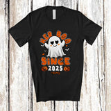 MacnyStore - Personalized Custom Name Her Boo Since 2025; Lovely Halloween Boo Ghost; Couple Family T-Shirt