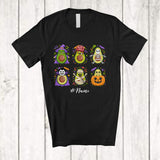 MacnyStore - Personalized Custom Name Horror Avocado Zombie Witch Cosplay; Happy Halloween Summer Fruit T-Shirt