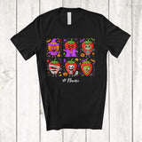 MacnyStore - Personalized Custom Name Horror Strawberry Zombie Witch Cosplay; Happy Halloween Summer Fruit T-Shirt