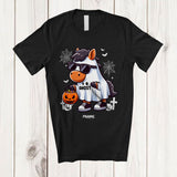 MacnyStore - Personalized Custom Name Horse Boo Ghost Cosplay; Lovely Halloween Horse Sunglasses; Farmer T-Shirt