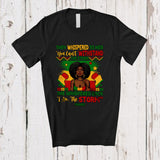 MacnyStore - Personalized Custom Name I Am The Storm; Amusing Juneteenth Black Afro Woman; African T-Shirt