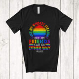 MacnyStore - Personalized Custom Name I Like My Whiskey Straight; Humorous LGBTQ Gay Rainbow; Drinking T-Shirt