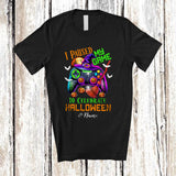 MacnyStore - Personalized Custom Name I Paused My Game To Celebrate Halloween; Joyful Witch Gamer T-Shirt