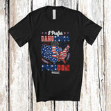 MacnyStore - Personalized Custom Name I Prefer Dangerous Freedom; Happy 4th of July US Map; Patriotic T-Shirt