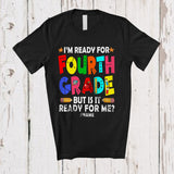 MacnyStore - Personalized Custom Name I'm Ready For Fourth Grade; Humorous First Day Of School Pencils T-Shirt