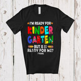 MacnyStore - Personalized Custom Name I'm Ready For Kindergarten; Humorous First Day Of School Pencils T-Shirt